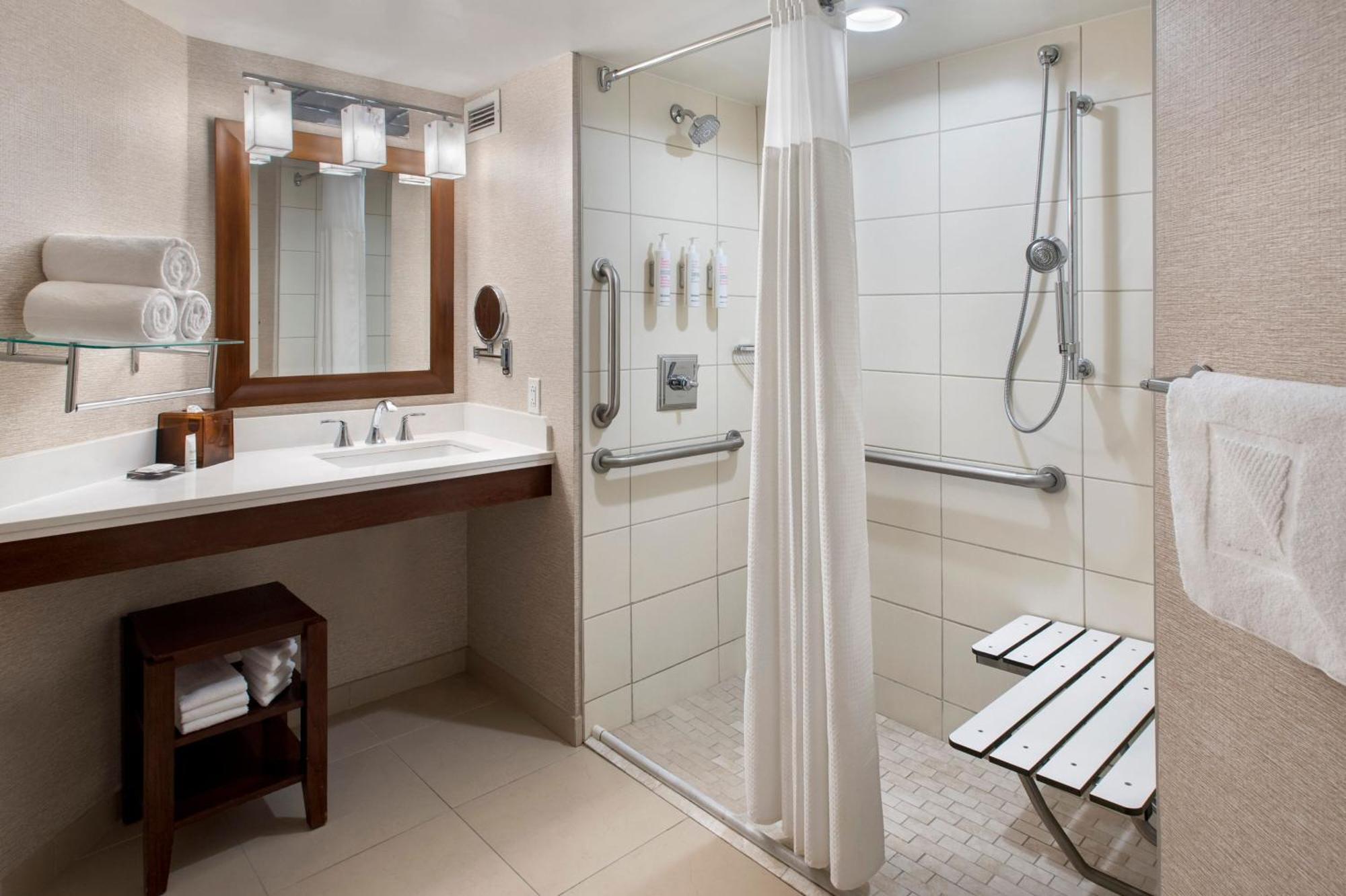 Double Room Two Double Beds Adapted Tub Mobility Accessible